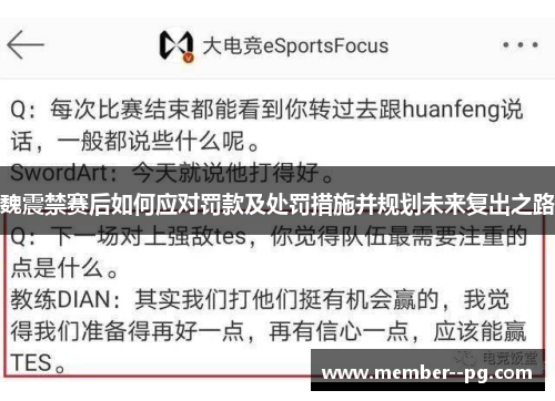 魏震禁赛后如何应对罚款及处罚措施并规划未来复出之路